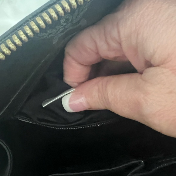 MCM Black Satchel with Gold Hardware - Picture 10 of 15